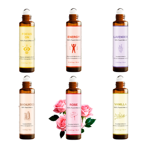 Energy Aromatherapy Roll-On Bergamot Essential Oil Blend