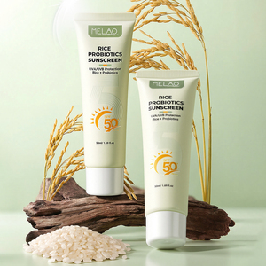 SPF 50 Sunscreen Rice Extract Probiotics Hydration Support