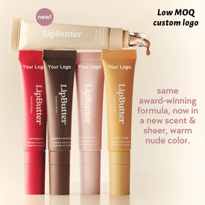 Private Label Lip Balms and Gloss High Quality Vegan Fruity Deep Moisturizing Glitter Butter Lip Balm Peptide Lip Gloss Oem