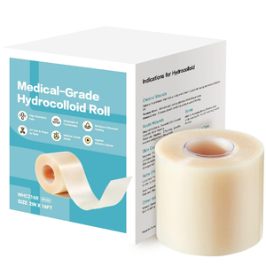 Manufacturer Wound Dressing Roll Hydrocolloid Bandges for Venous Ulcers Hydrocolloid Roll