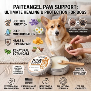 Pet Paw Protector Balm 2oz 12 Natural Extracts Non Greasy Foot Cream For Dogs Hot Pavement Relief Lick Safe Private Label