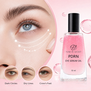 Custom PDRN Eye Serum Oil With Peptides Niacinamide Caffeine For Dark Circles Fine Lines