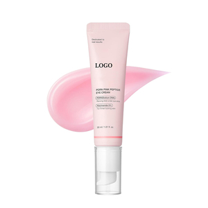 OEM Private Logo Eye Care Reduce Fine Lines Improve Dark Circles PDRN Pink Peptide Eye Cream