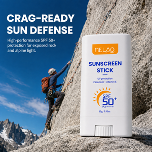 Private Label SPF 50 Face Mineral Zinc Oxide Hyaluronic Acid Sunscreen Stick