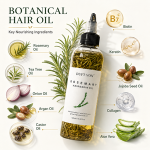 DHT Blocker Botanical Hair Oil Rosemary Keratin Argan